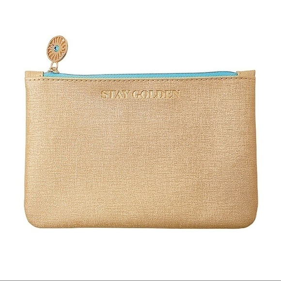 𝅺IPSY Makeup Bag | Stay Golden - Picture 1 of 6